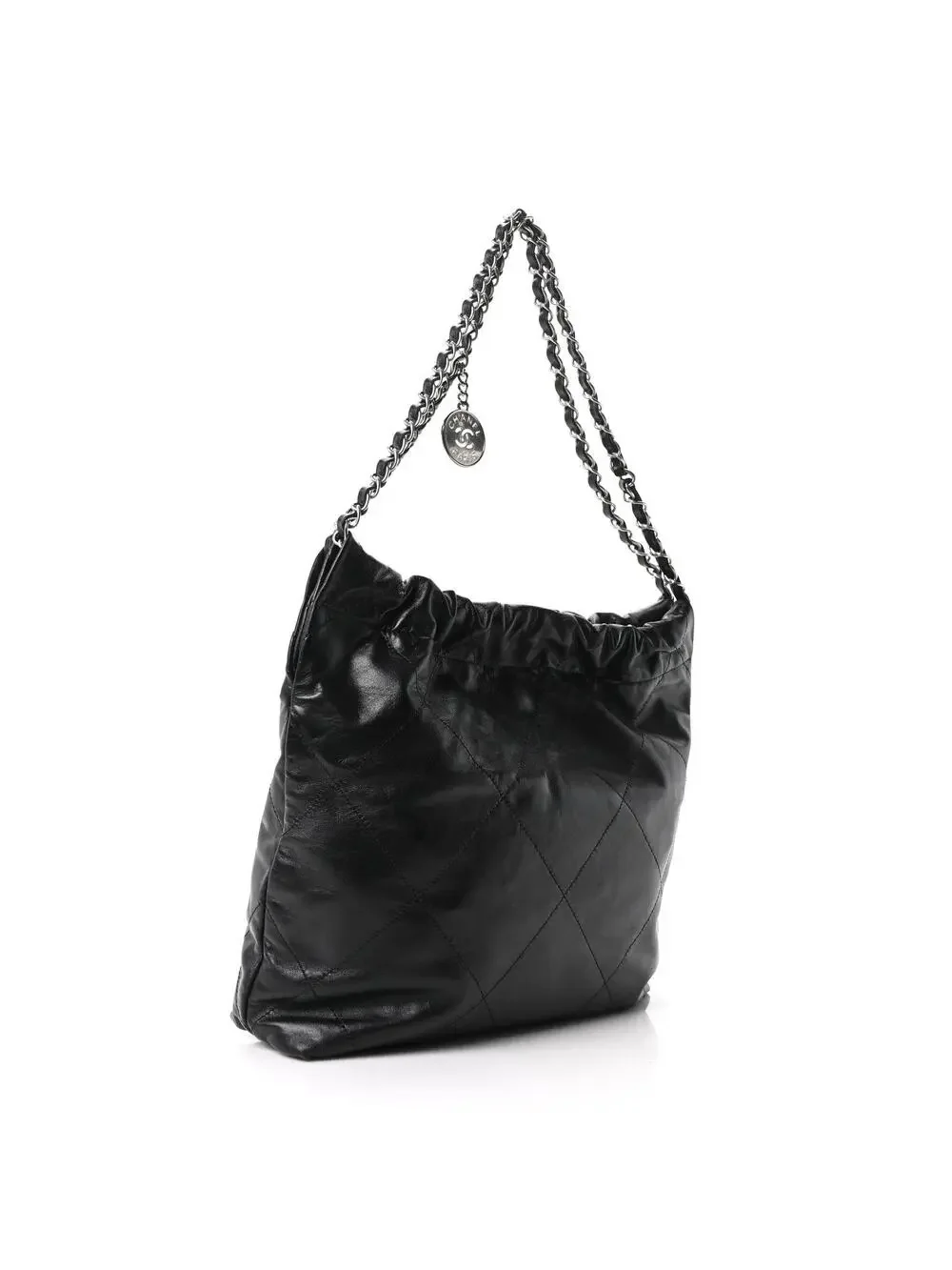 Shiny Calfskin Quilted Small Chanel 22 #333306C42B